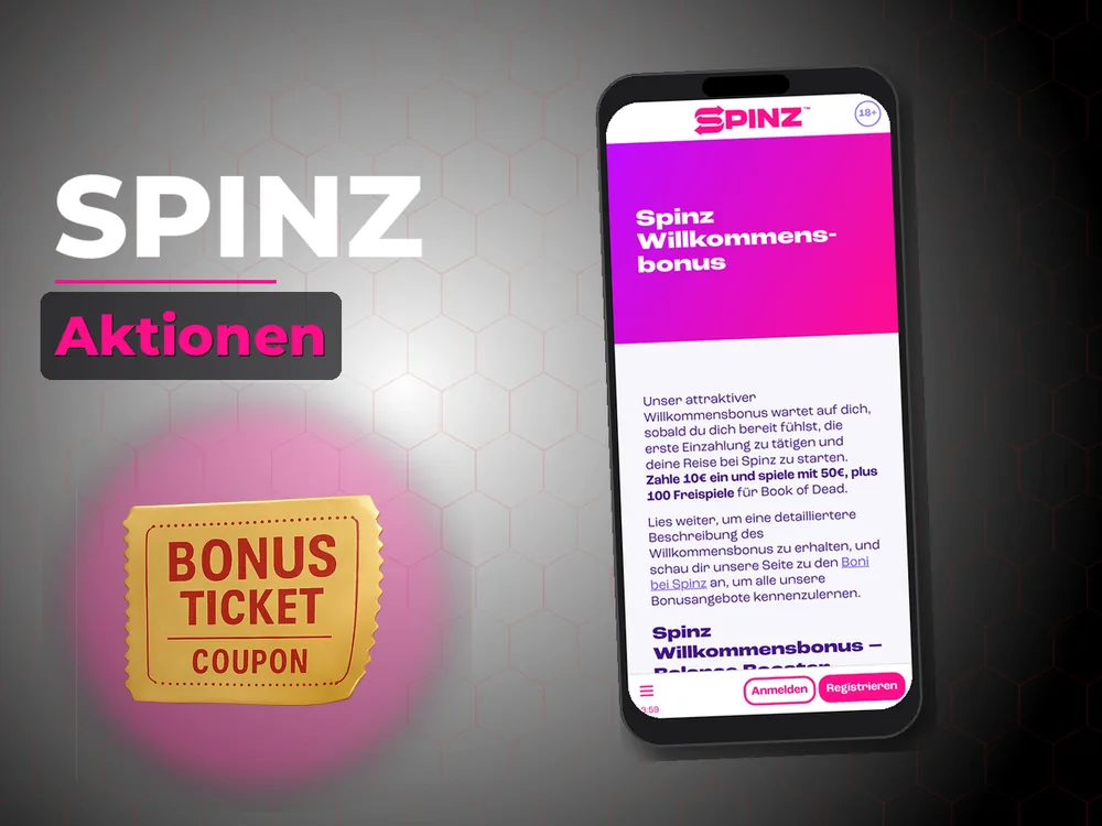 Spinz - Aktionen